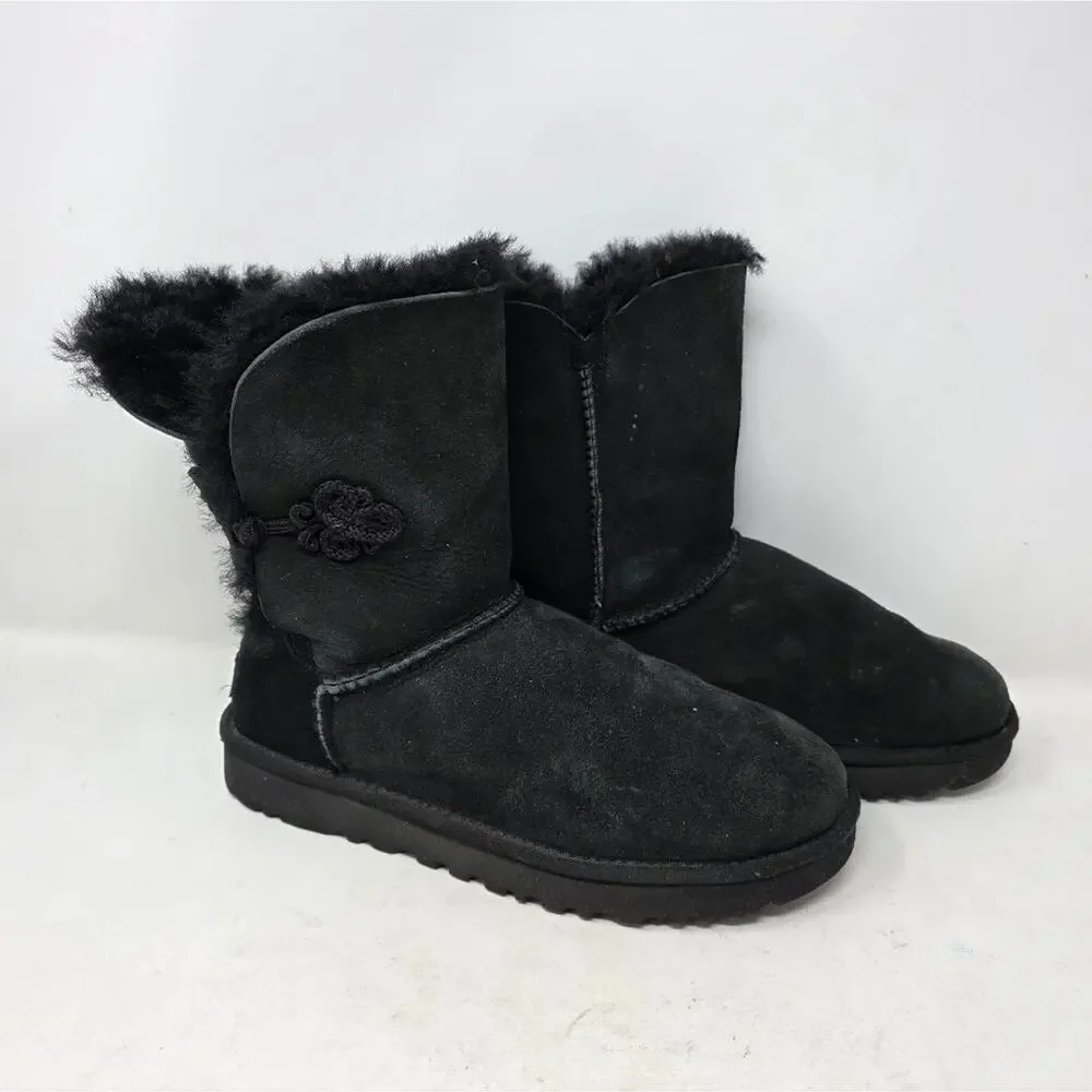 UGG AUSTRALIA Women's BAILEY MARIKO Boots in Black Size 8